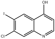 7-chloro-6-iodoquinolin-4-ol Struktur