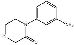 1-(3-Aminophenyl)piperazin-2-one Structure