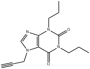102284-70-8 3,7-二氢-1,3-二丙基-7-(2-丙炔-1-基)-1H-嘌呤-2,6-二酮