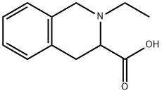2-乙基-1,2,3,4-四氢异喹啉-3-甲酸 结构式