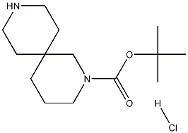 叔丁基 2,9-二氮杂螺[5.5]十一烷-2-甲酸酯 盐酸盐,1023301-88-3,结构式