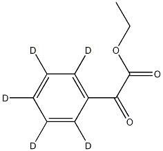 五氘代苯甲酰基甲酸乙酯, 1025892-26-5, 结构式