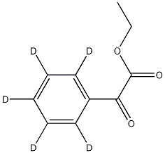 五氘代苯甲酰基甲酸乙酯,1025892-26-5,结构式