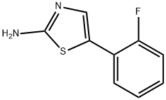 2-AMINO-5-(2-FLUOROPHENYL)-THIAZOLE Struktur