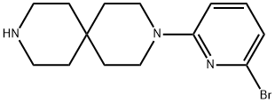 3-(3-bromopyridin-2-yl)-3,9-diazaspiro[5.5]undecane Struktur