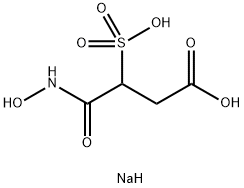 4-Hydroxyamino Sulfosuccinic Acid Sodium Salt Structure