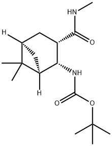 TERT-BUTYL (1R,2R,3S,5R)-(2-METHYLAMINOCARBONYL-6,6-DIMETHYLBICYCLO[3.1.1]HEPT-3-YL)-CARBAMATE|((1R,2R,3S,5R)-6,6-二甲基-2-(甲基氨基甲酰基)双环[3.1.1]庚-3-基)氨基甲酸叔丁酯