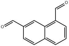 Naphthalene-1,7-dicarboxaldehyde Structure