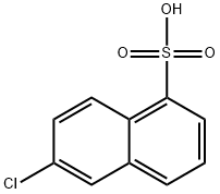 6-Chloronaphthalene-1-sulfonic acid 结构式