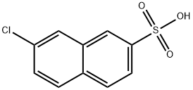 7-Chloronaphthalene-2-sulfonic acid Struktur