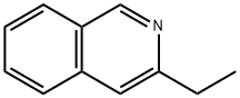 3-エチルイソキノリン 化学構造式