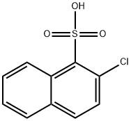 2-Chloronaphthalene-1-sulfonic acid Struktur