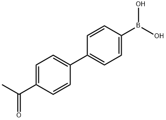 4'-Acetylbiphenyl-4-boronic acid Structure
