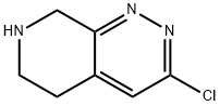 3-chloro-5,6,7,8-tetrahydropyrido[3,4-c]pyridazine Struktur