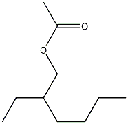 2-Ethylhexyl acetate 化学構造式