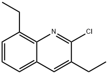 2-CHLORO-3,8-DIETHYLQUINOLINE 结构式