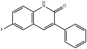 6-FLUORO-3-PHENYL-2-QUINOLINOL Struktur