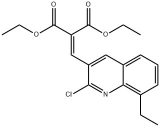 2-클로로-8-에틸-3-(2,2-디에톡시카보닐)비닐퀴놀린