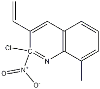 E-2-CHLORO-8-METHYL-3-(2-NITRO)VINYLQUINOLINE Structure