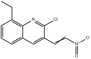 E-2-CHLORO-8-ETHYL-3-(2-NITRO)VINYLQUINOLINE Structure