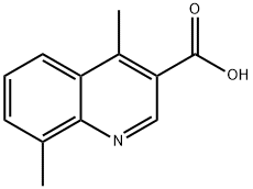 4,8-DIMETHYLQUINOLINE-3-CARBOXYLIC ACID 结构式