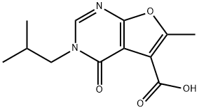 1031967-08-4 3,4-二氢-6-甲基-3-(2-甲基丙基)-4-氧代呋喃并[2,3-D]嘧啶-5-甲酸