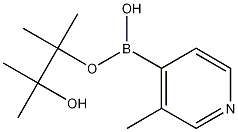 3-甲基吡啶-4-硼酸频哪酯, 1032358-00-1, 结构式