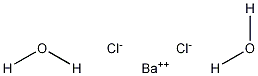 Barium chloride dihydrate 结构式