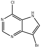 7-溴-4-氯-5H-吡咯并[3,2-D]嘧啶,1032650-41-1,结构式