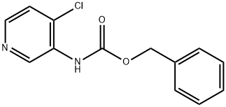 (4-氯吡啶-3-基)氨基甲酸苄酯, 1033418-69-7, 结构式