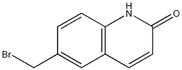 6-(溴甲基)喹啉-2(1H)-酮 结构式