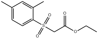 2-[(2,4-二甲基苯基)磺酰基]乙酸乙酯 结构式