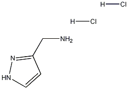 (1H-PYRAZOL-3-YL)METHANAMINE DIHYDROCHLORIDE Structure