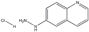 6-hydrazinylquinoline hydrochloride Structure