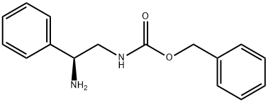 (S)-benzyl 2-amino-2-phenylethylcarbamate Struktur