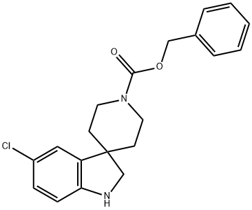 BENZYL 5-CHLOROSPIRO[INDOLINE-3,4'-PIPERIDINE]-1'-CARBOXYLATE Struktur
