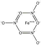 Iron(III) nitrate Struktur