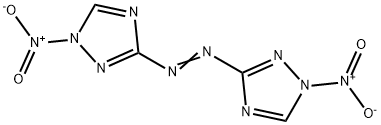 3,3'-(1,2-Diazenediyl)-bis[1-nitro-1H-1,2,4-triazole] 结构式