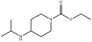 4-(异丙基氨基)哌啶-1-羧酸乙酯, 104605-11-0, 结构式