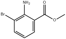 Benzoic acid, 2-amino-3-bromo-, methyl ester Struktur