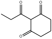 2-propionylcyclohexane-1,3-dione 化学構造式