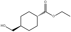 (1r,4r)-ethyl 4-(hydroxymethyl)cyclohexanecarboxylate Struktur