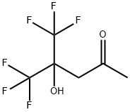 5,5,5-三氟-4-羟基-4-(三氟甲基)-2-戊酮, 10487-10-2, 结构式