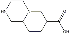 Octahydro-pyrido[1,2-a]pyrazine-7-carboxylic acid 化学構造式