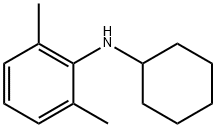 N-シクロヘキシル-2,6-ジメチルアニリン 化学構造式