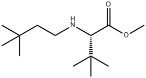 (S)-Methyl 2-(3,3-dimethylbutylamino)-3,3-dimethylbutanoate Struktur