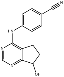 105365-76-2 4-(7-羟基-6,7-二氢-5H-环戊烷并[D]嘧啶-4-基氨基)苯甲腈
