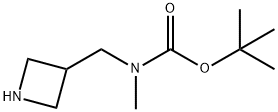 3-[BOC(甲基)氨基甲基]氮杂环丁烷,1053655-53-0,结构式