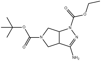 5-tert-butyl 1-ethyl 3-amino-3a,4,6,6a-tetrahydropyrrolo[3,4-c]pyrazole-1,5-dicarboxylate