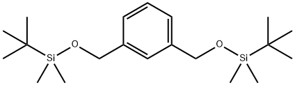 1,3-双[(叔丁基二甲基甲硅烷氧基)甲基]苯, 1055310-31-0, 结构式